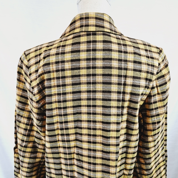 Free People We the Free Plaid Blazer X-small - Picture 9 of 11